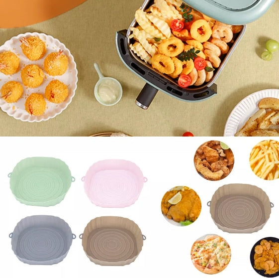 Bandeja Forma de Silicone Para Airfrye