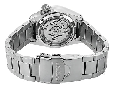 Relógio esportivo Seiko 5 SRPE53k1/marisio Cor da pulseira: aço, cor da moldura: aço, cor de fundo: azul
