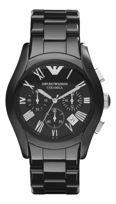 Relogio Armani Ar1400 Cronografo Ceramica Original Eua