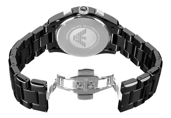 Relogio Armani Ar1400 Cronografo Ceramica Original Eua