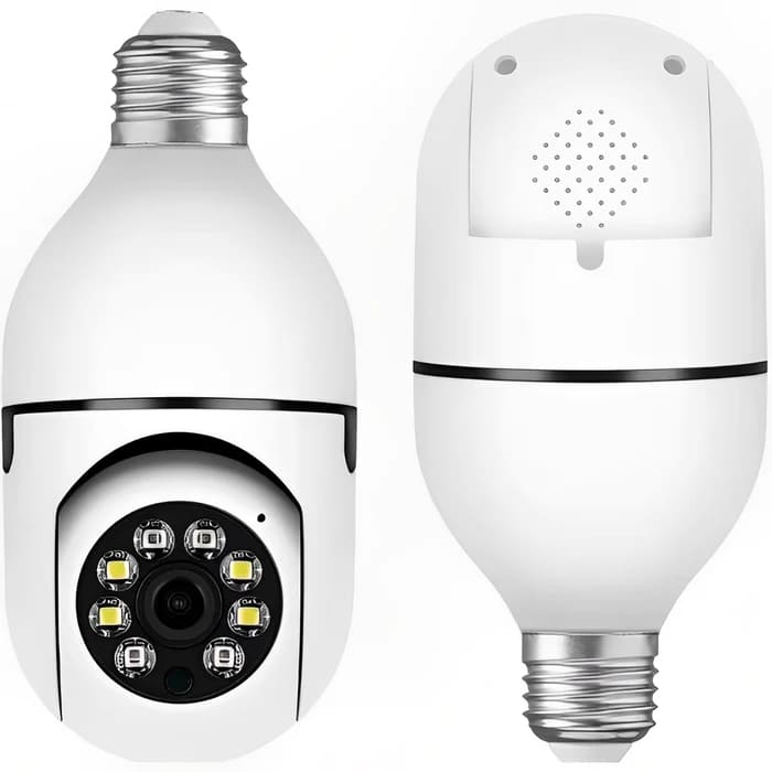 Lampada com Câmera 360º Home Security PRO
