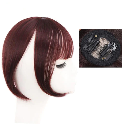 Top Wig® - Liso com Franja Reta
