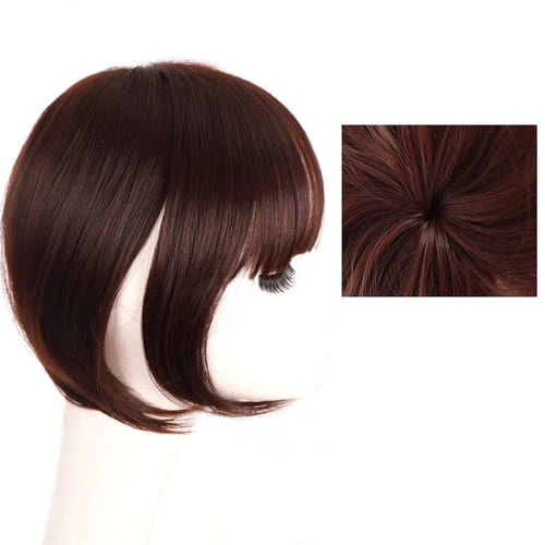 Top Wig® - Liso com Franja Reta