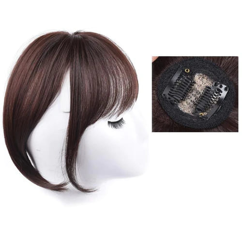 Top Wig® - Liso com Franja Reta